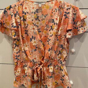 Peplum Floral Shirt